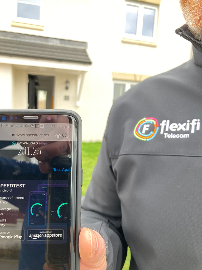 201Mbps Speed Test